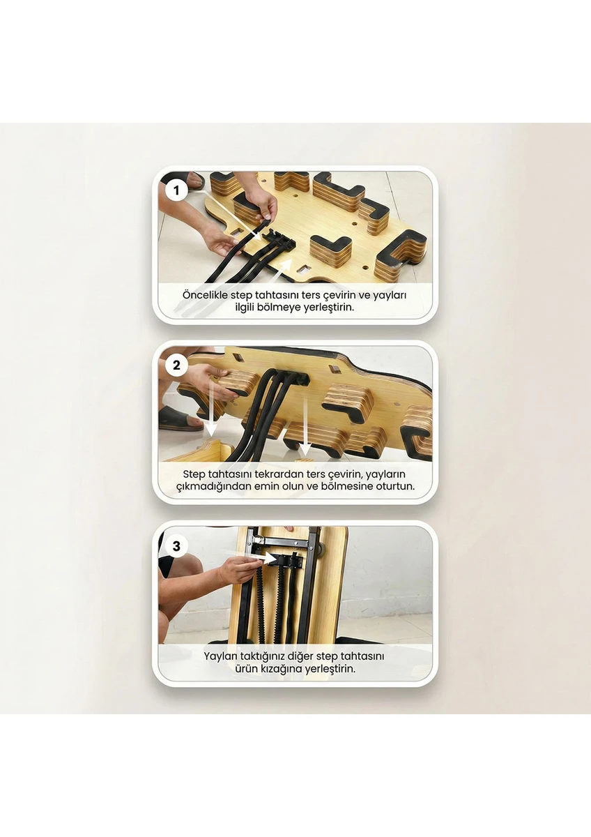 Yeni Nesil Katlanabilir Profesyonel Pilates Reformer Aleti - Az Yer Kaplayan, Kompakt Egzersiz Aleti